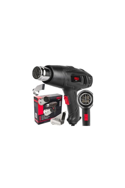 Pistol cu aer cald pentru suflat, 4 duze, 2 viteze, putere 2000 W,