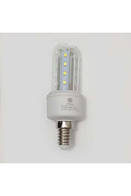 3W E14 265V DL 2U 6500K White LED Capsule, 5 pieces