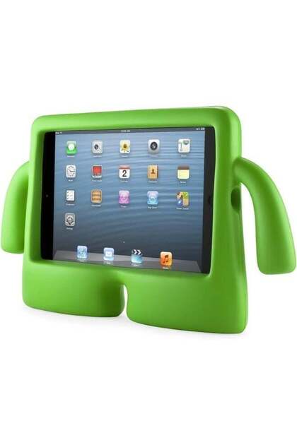 Kids-Friendly Green EVA Shockproof Case for iPad Air 11-inch M2 (2024)