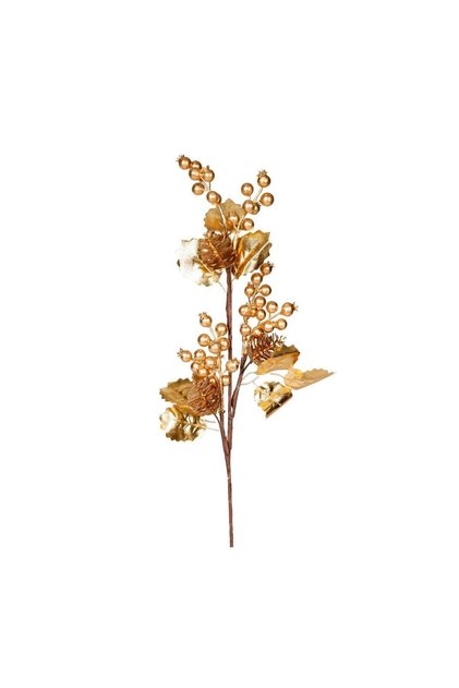 Christmas Ornament, Berry, Gold - with Pine Cones, 60 cm