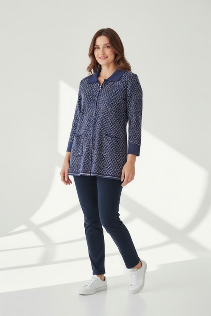 Women's Steel Knit Winter Cardigan
