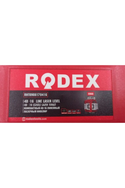 Rodex 16 ÇİZGİLİ HİZALAMA LAZERİ 4D (Gri) + LAZER TERAZİ TRİPODU