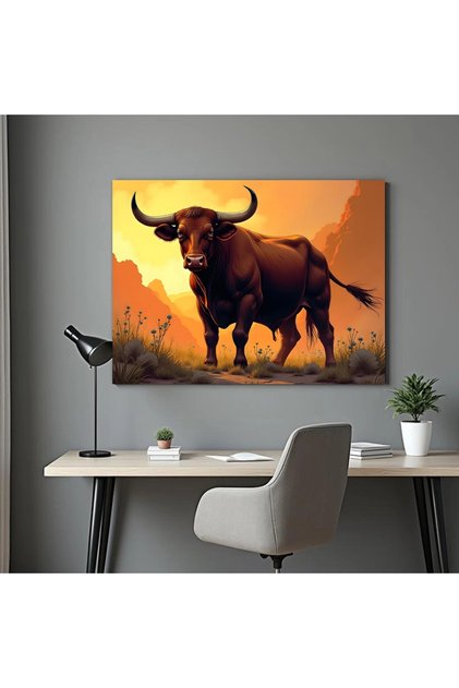 Tablou - Taurul - Canvas pe șasiu - 40x30 cm