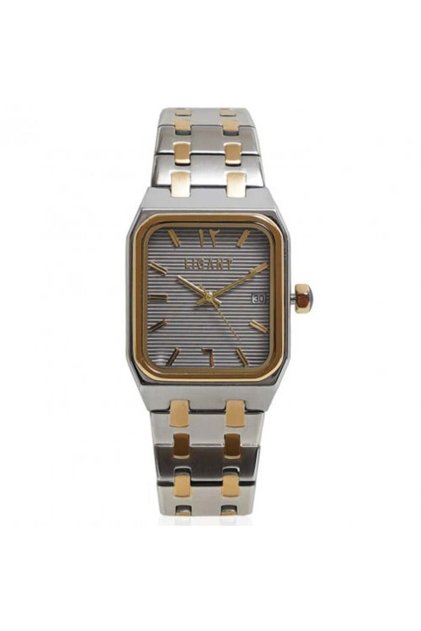 Men's stainless steel watch - silver and gold