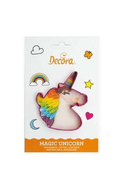 Decupator din plastic, Unicorn, 8,5 x 10 x 2 cm