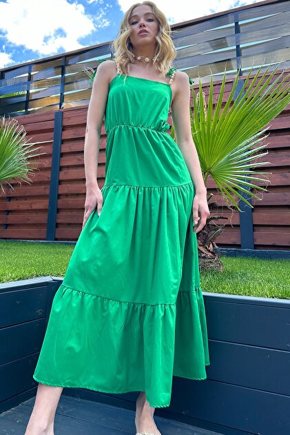 slim fit dress slacks Dark Green Satin Long Prom Dress, Beautiful A-Line Evening Dress Party main image 1