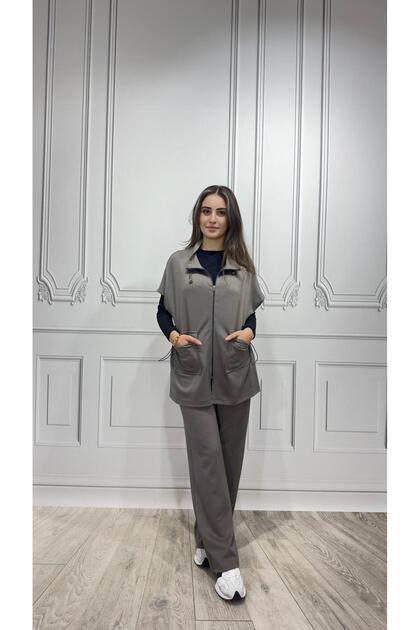 Wish -Y Vest Set Pants Suit