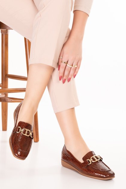 Genuine Leather Flexible Comfortable Sole Soft Leather Comfortable Loafer Alb.209 Brown Honeycomb