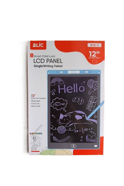 LCD Panel Yazı Tableti 12 inç BTB-5 Smart Child Lock LCD Panel Single Writing Tablet