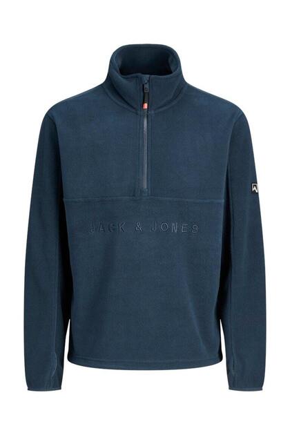 Jack & Jones Jack Jones Jjalpes Half Zıp Fleece Jacket Aw25 Erkek