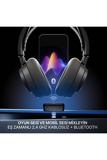SteelSeries Arctis Nova 7P Gen2 Kablosuz Siyah Gaming Kulaklık