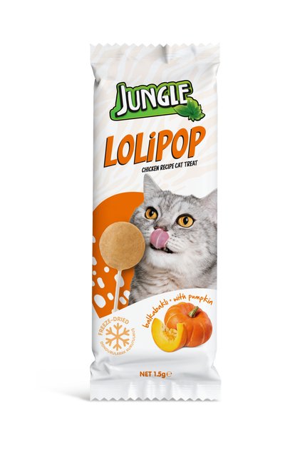 Kedi Lolipop Balkabaklı 1,5 g