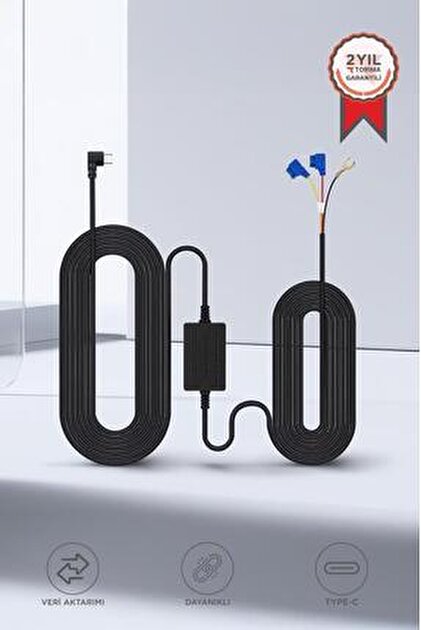 ソライド　(CARORE) SONREİR Araç Kamerası Park Modu Kablosu Hardwire Kit USB Type-C 7