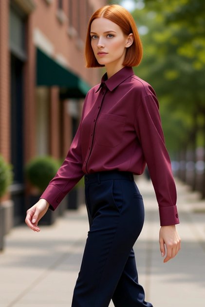 Women's Light Thin Striped Wide Fit Shirt Functional Durable Quality Comfortable Aesthetic