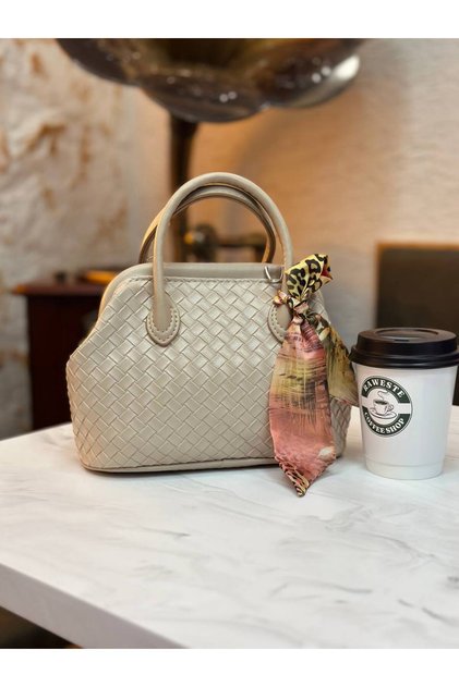 Small Size Shawl Detailed Soft Faux Leather Long Shoulder Strap Btg Model Women's Hand and Shoulder Bag