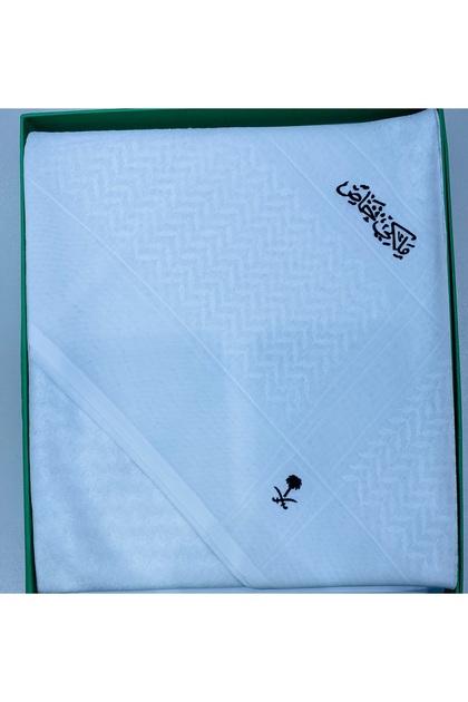 Royal white shemagh