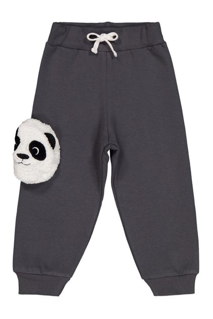 Panda Cepli 2-5 Yaş Eşofman Altı - Gri 5-6 Yaş