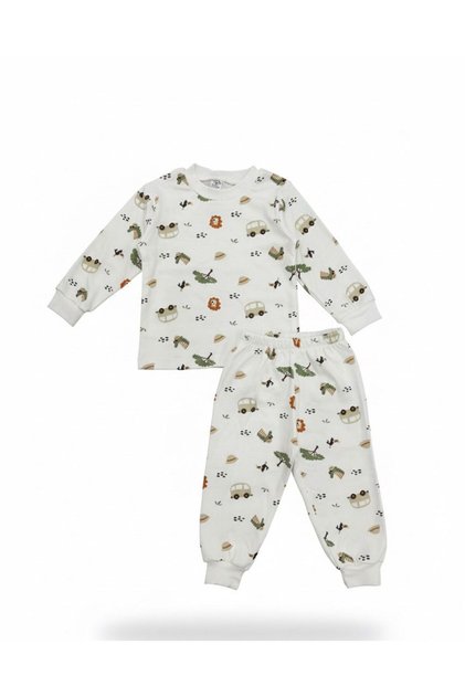 Boy's Pajama Set Car Printed