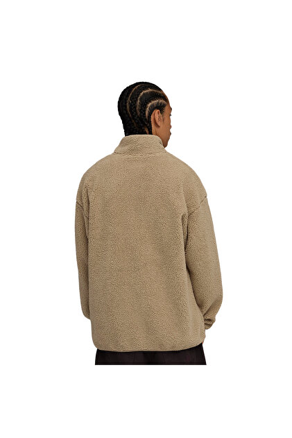 Puma Ess Elevated Sherpa Full-Zip Erkek Kahverengi Günlük Stil
