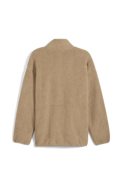 Puma Ess Elevated Sherpa Full-Zip Erkek Kahverengi Günlük Stil