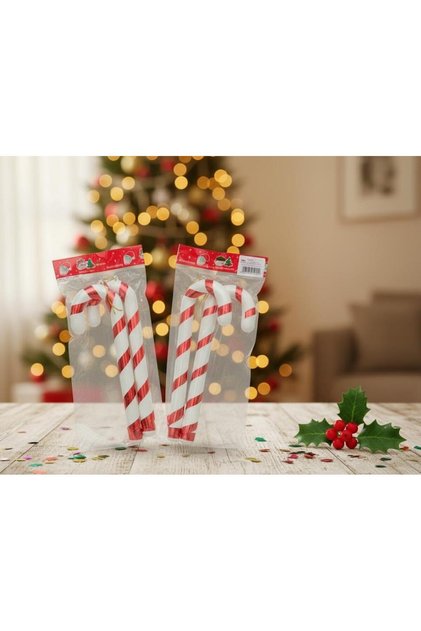 Ert-Yil-25201 New Year Cane Sugar 2 Pieces 25 cm