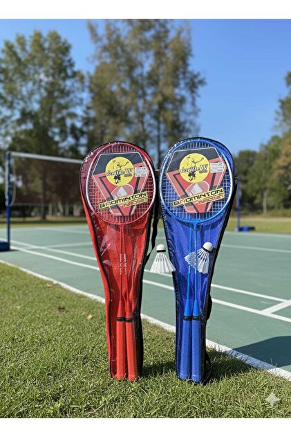 Profesyonel kalite Çantalı Bedminton Seti 2 Raket 1 Top Badminton Seti