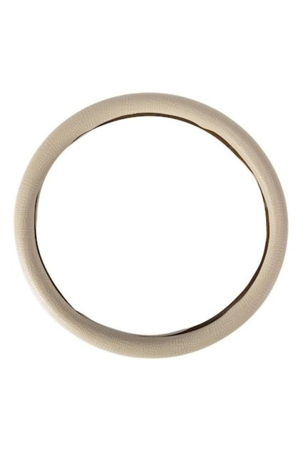 Husa Volan Universala din Silicon, Protectie si Confort Sporit, Diametru 33 - 40 cm, Beige
