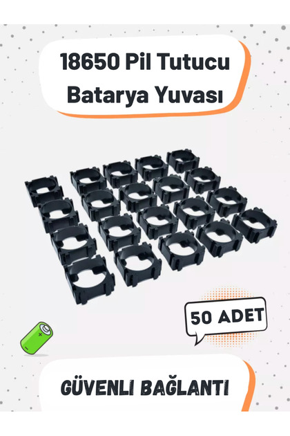 18650 Li-ion Pil Tutucu Braket (50 adet)