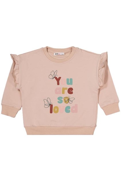 Butterfly Printed Set of 3 Sweatshirts for Ages 2-5 - Standard 5-6 Years