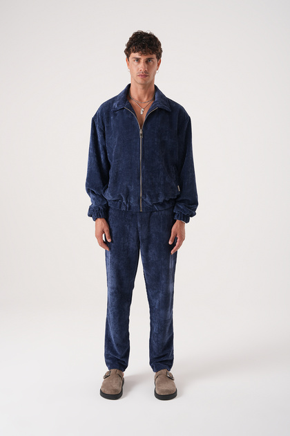Relax Fit Buy Elastic Velvet Trousers