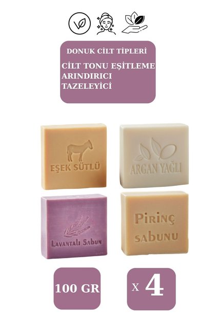 4-Piece Soap Set for Dull Skin Type