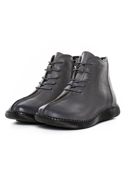 Ghete Dama din piele naturala 9580 Gri
