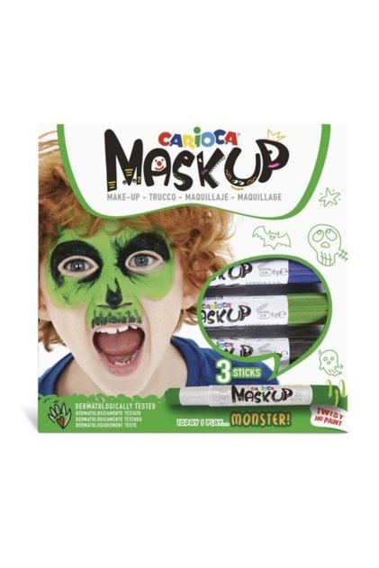 Set de 3 culori vopsea facială Mask-Up Monster