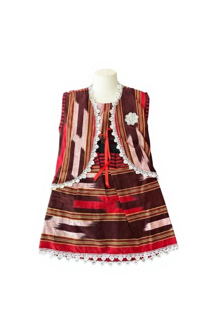 Karadeniz yöresel çocuk elbisesi