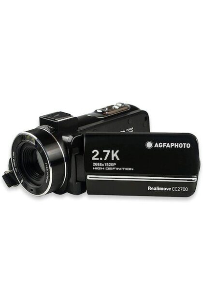 Cameră video, 2.7K, HDMI, Panou tactil de 3.0 inch, Stabilizator electronic