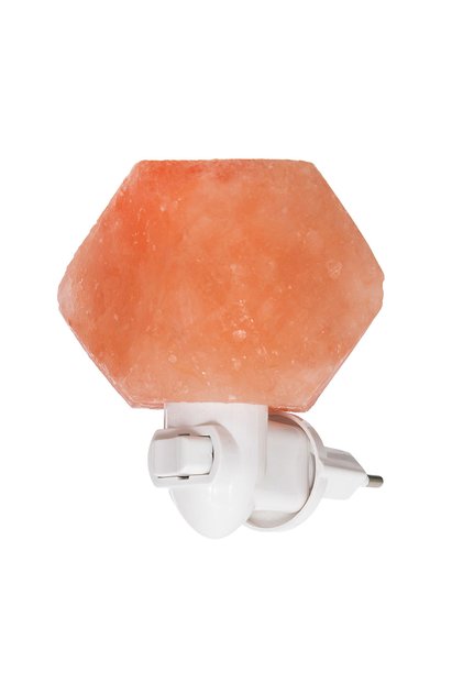 Lumină de noapte cu sare de Himalaya - Purificator de aer, ionizator și vitaminizator | LED eficient energetic