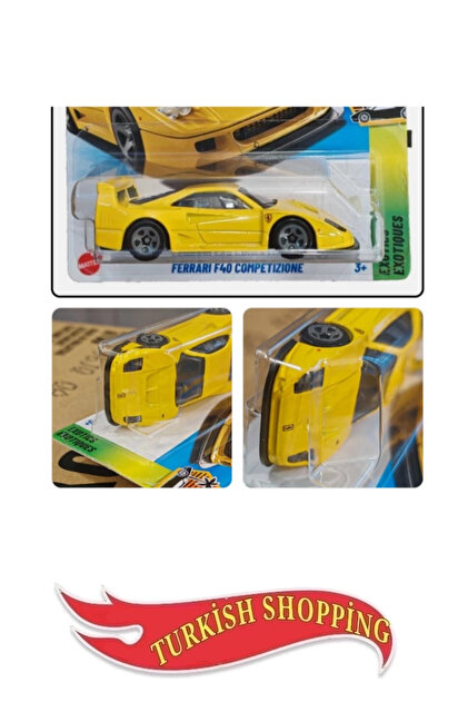 HotWheels Ferrari F40 2025 12台セット HOT WHEELS 1:64 Ölçek 2025 Case Ferrari F40 Competızıone - Fiyatı