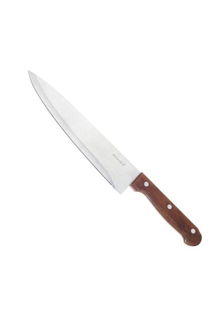Cuțit de bucătar, 20 cm, oțel inoxidabil, mâner din lemn, rezistent la rugină