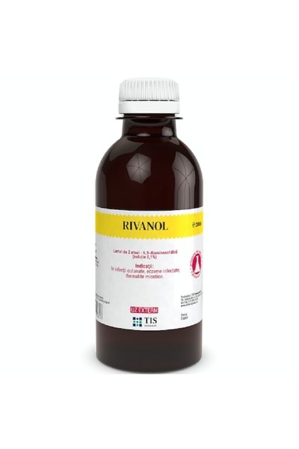 Soluție Rivanol 0,1%, 200 ml,