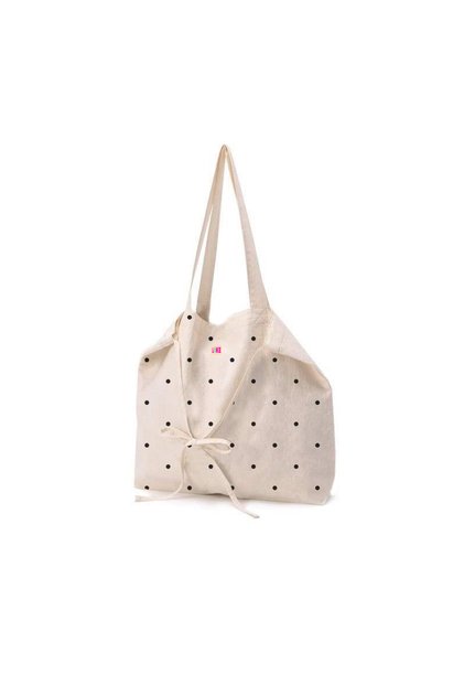 Polka Dot Pattern Bow Cloth Bag