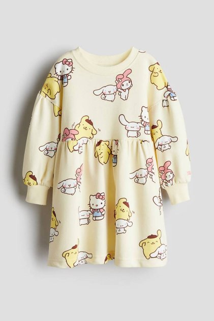 Girl Child Character Printed Basic Dress