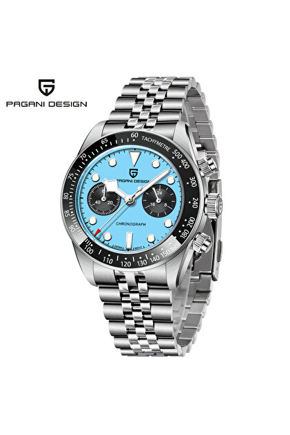 Pagani design PD-1784 Erkek Saati Otomatik GMT Paslanmaz Çelik