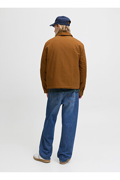 Jack & Jones Kahve Erkek Mont 12278797_JJEDOVER WORKER JACKET NOO