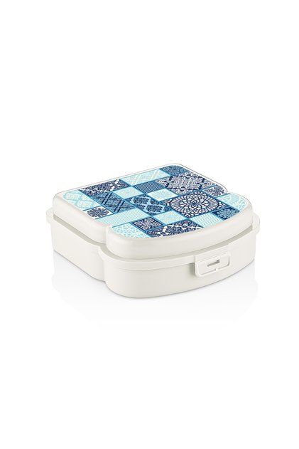 2 Pieces Lunch Sandwich Toast Storage Carry Container Qlux Bpa Free School Camping Picnic L-00410