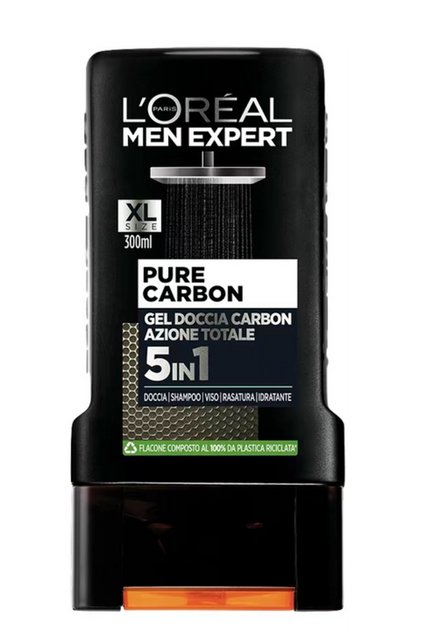 L'Oreal Men Expert Αφρόλουτρο Καθαρό Άνθρακα