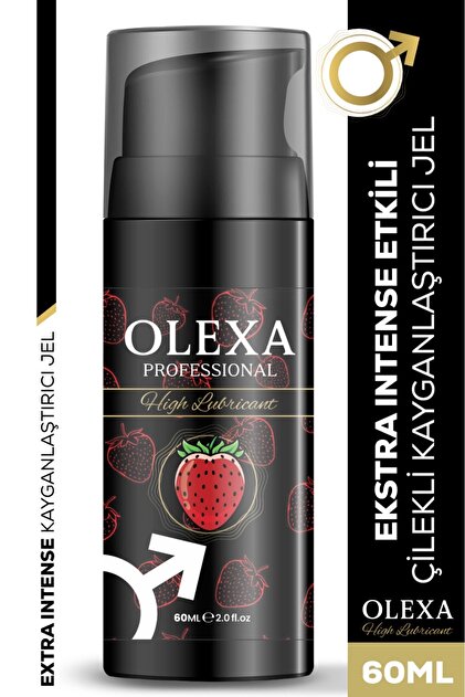 OLEXA PROFESSIONAL Çilekli Uyarıcı Etkili Kayganlaştırıcı Jel Su