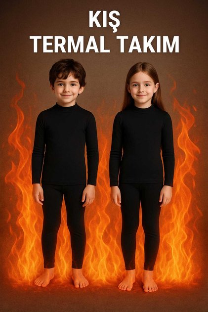 Children's Thermal Suit Leggings Girls and Boys Thermal Suit Leggings