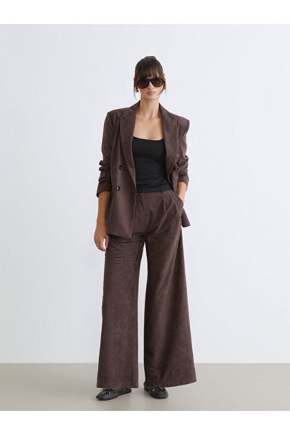I Wide Leg Women's Velvet Pants from Freezen Store