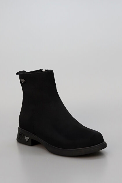 Bln Sy300 Heel Detailed Zippered Boots