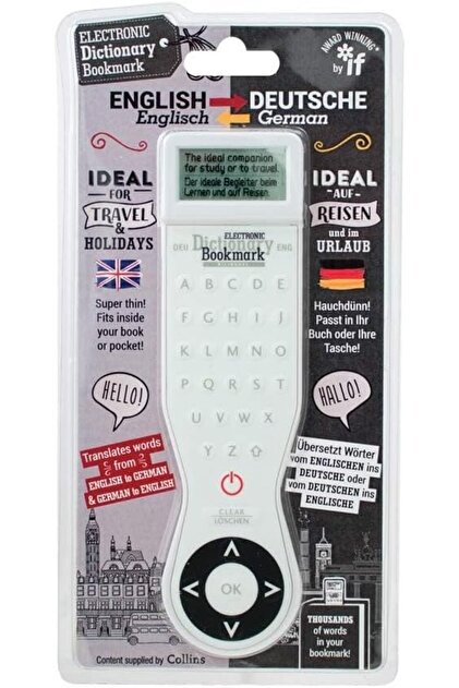 Electronic Dictionary Bookmark (Translation Edition) - German-English